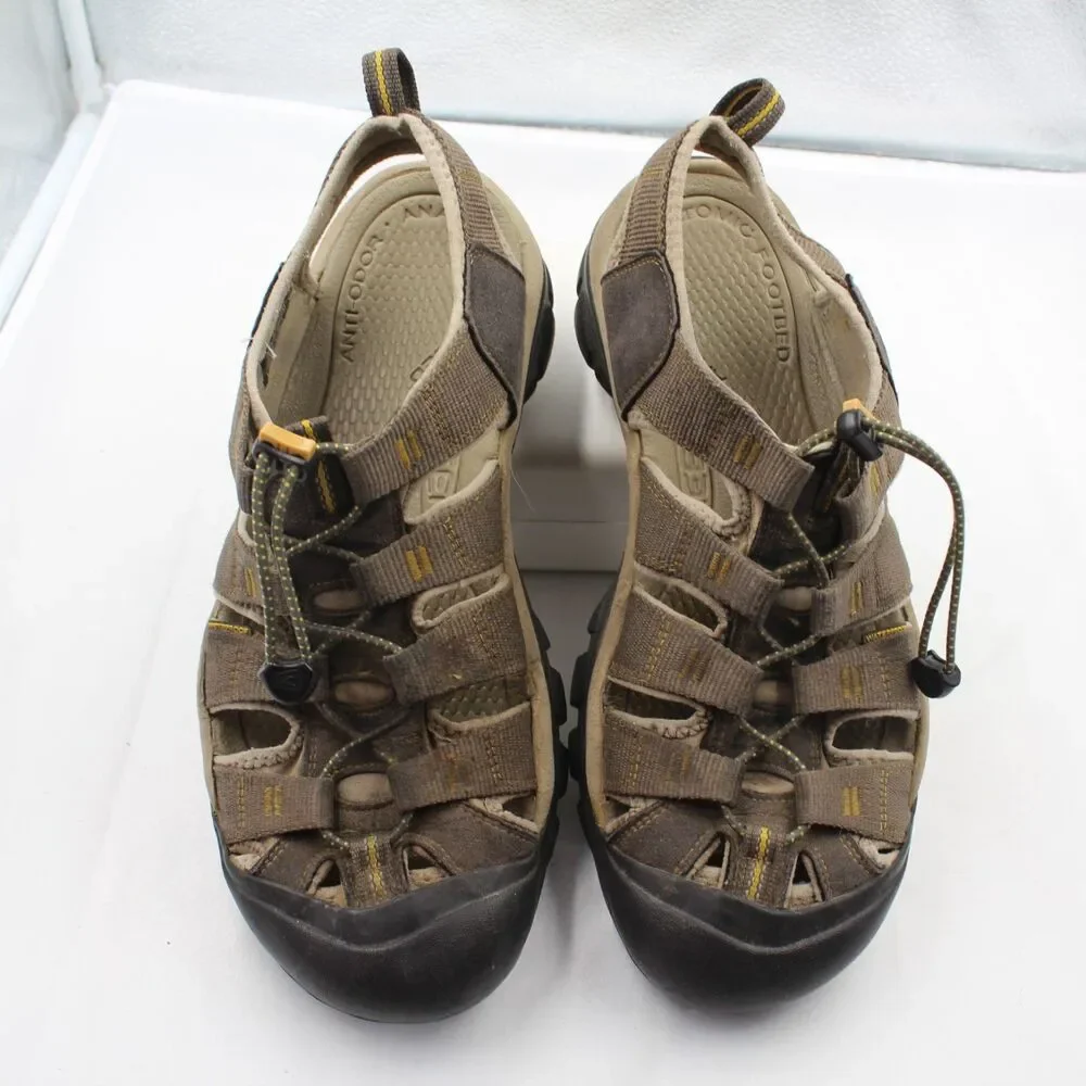 Keen Newport H2 Sandals Waterproof Black And Tan Men's Size 12